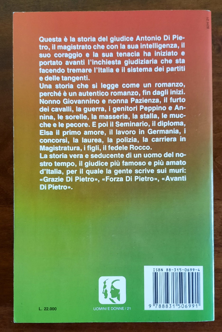 Di Pietro. Il giudice terremoto, l’uomo della speranza - Libreria Biellese