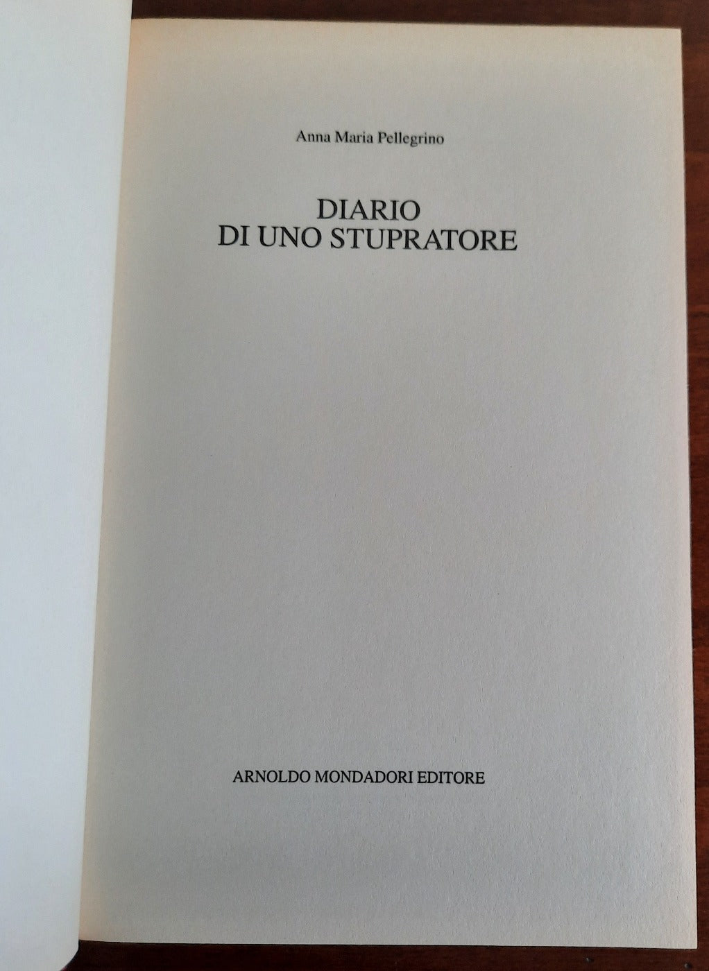 Diario di uno stupratore