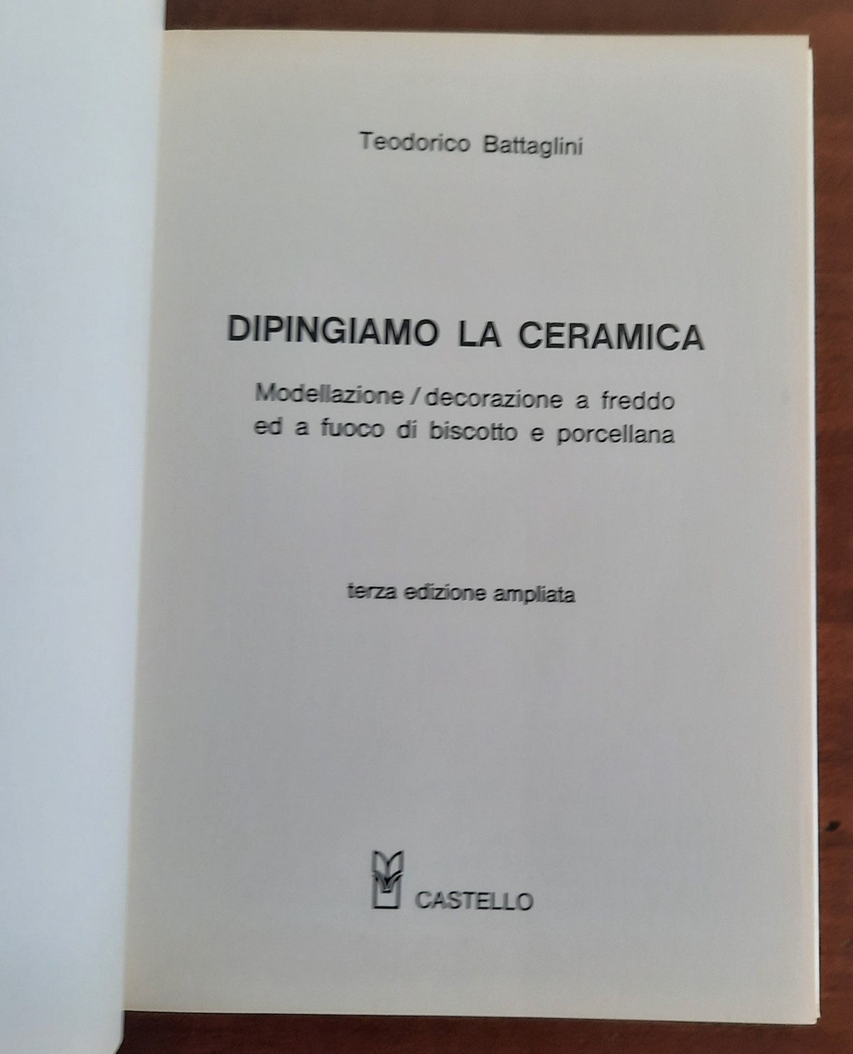 Dipingiamo la ceramica. Modellazione - decorazione a freddo e a fuoco di biscotto e porcellana - Libreria Biellese