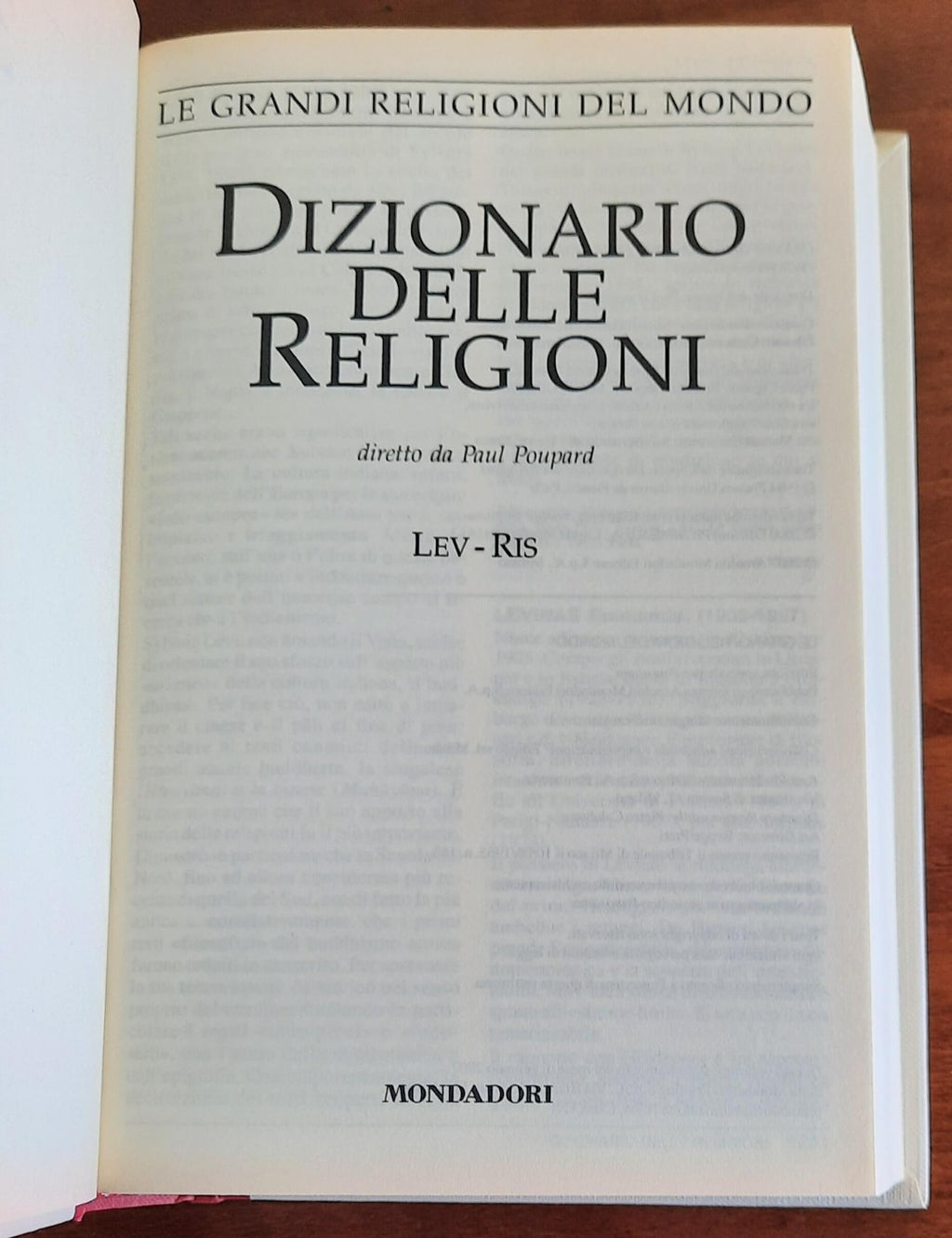 Dizionario delle religioni - vol. 3 ( LEV - RIS ) - Libreria Biellese