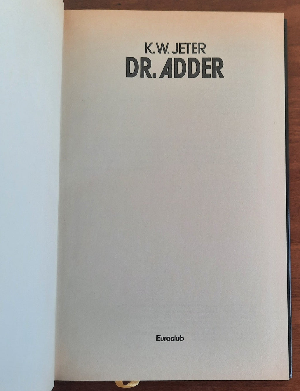 Dr. Adder - Euroclub - 1996 - Libreria Biellese