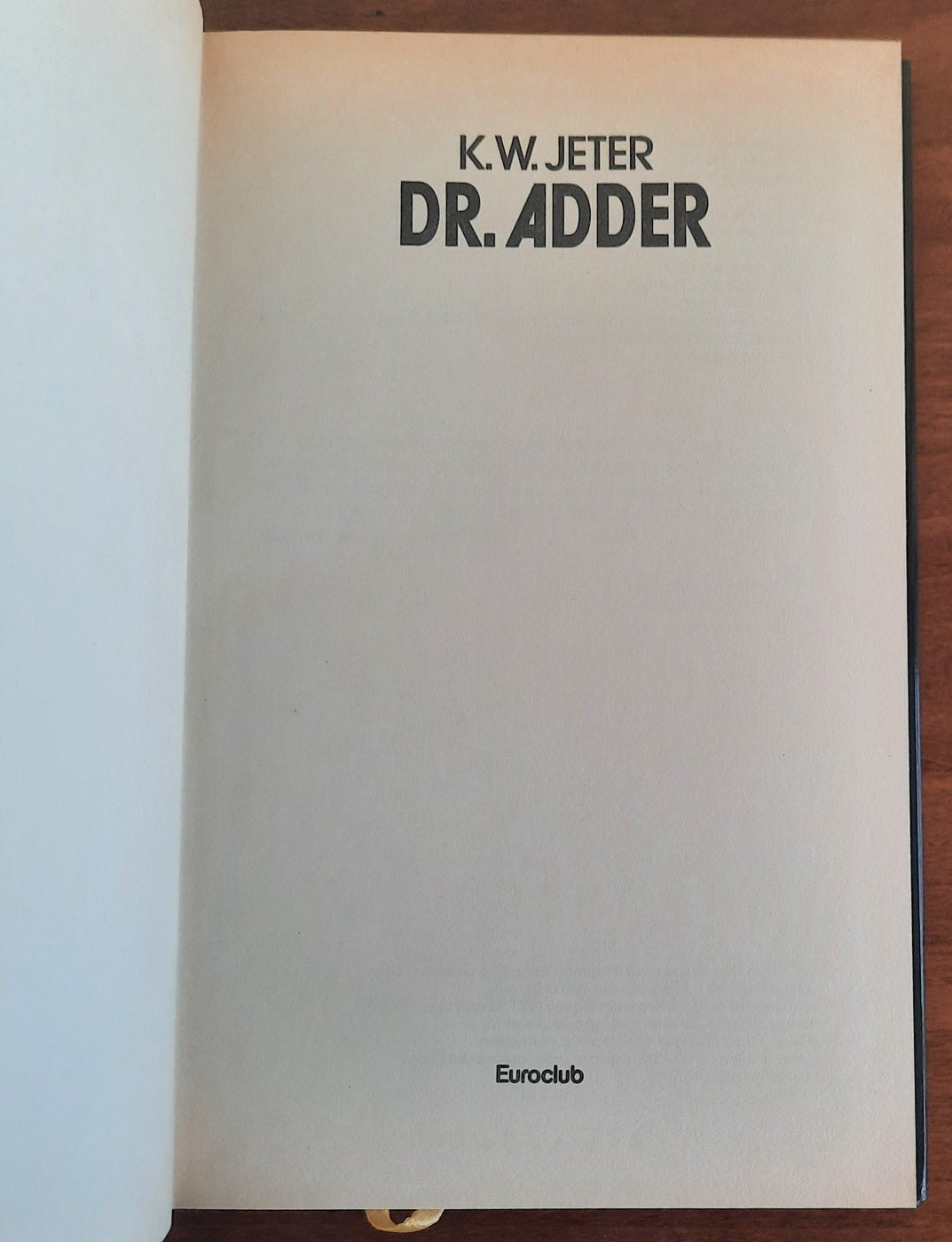 Dr. Adder - Euroclub - 1996 - Libreria Biellese