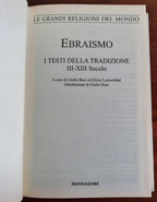 Ebraismo. I testi della tradizione III - XIII secolo e XIV - XVIII secolo (2 volumi) - Libreria Biellese