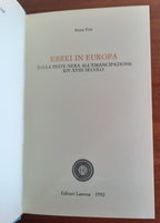Ebrei in Europa. Dalla peste nera all’emancipazione XIV - XVIII secolo - Libreria Biellese