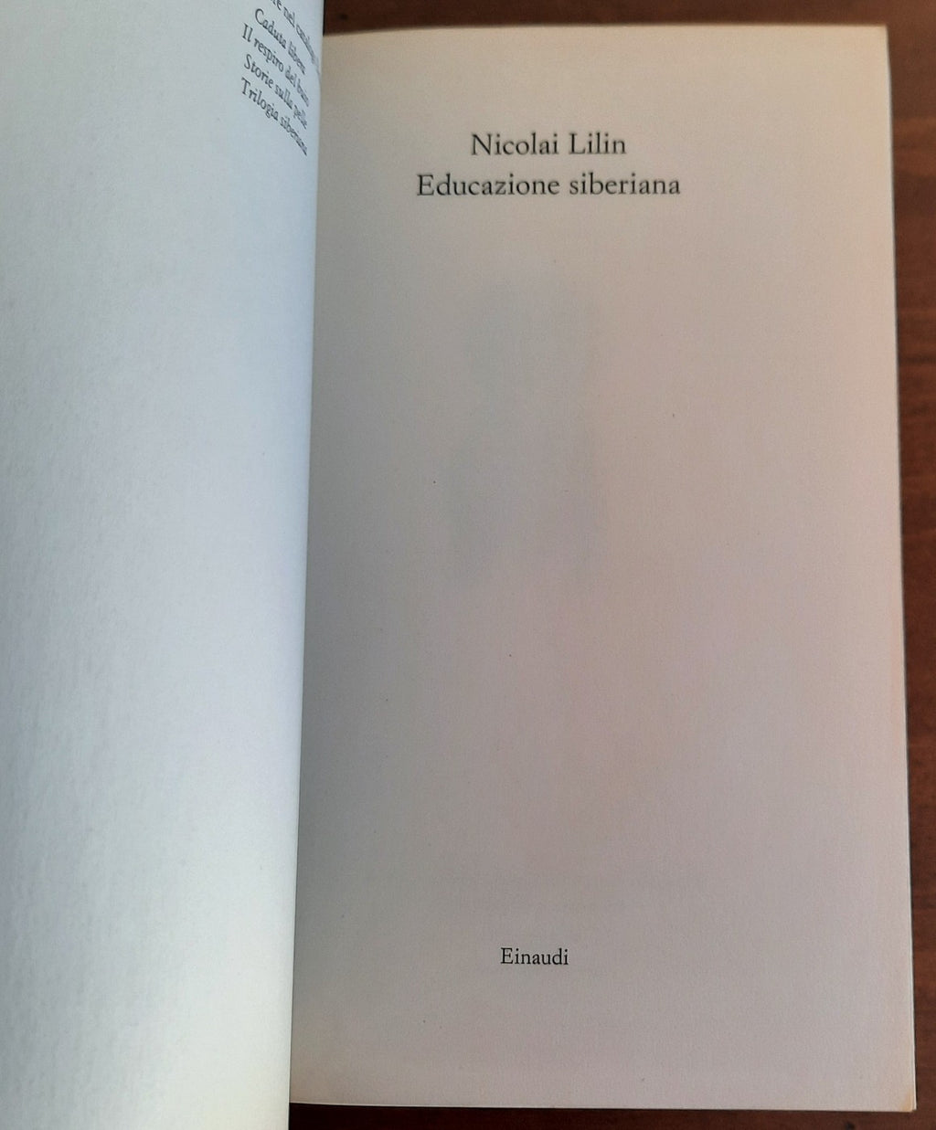 Educazione siberiana - Nicolai Lilin - Libreria Biellese