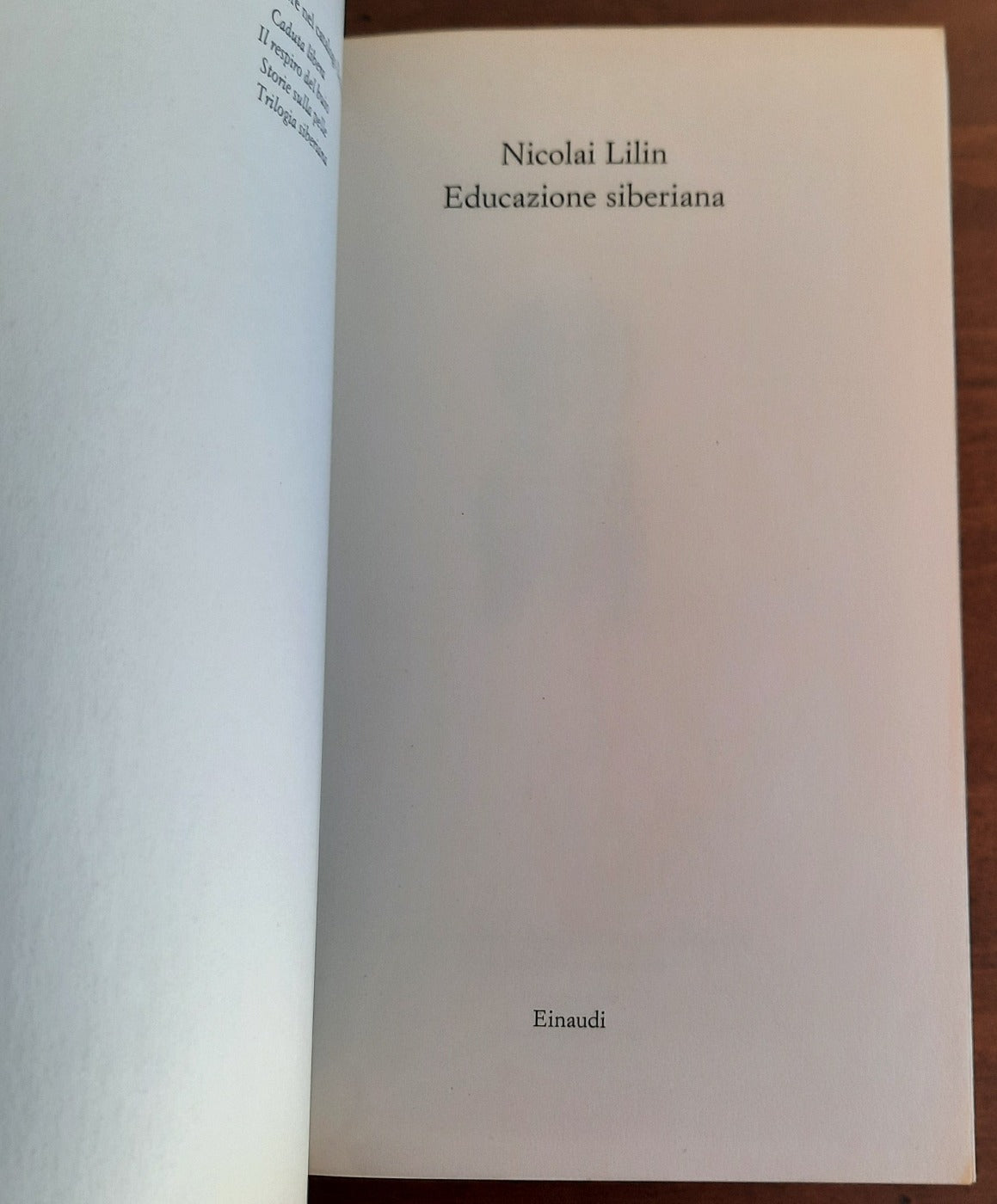 Educazione siberiana - Nicolai Lilin - Libreria Biellese