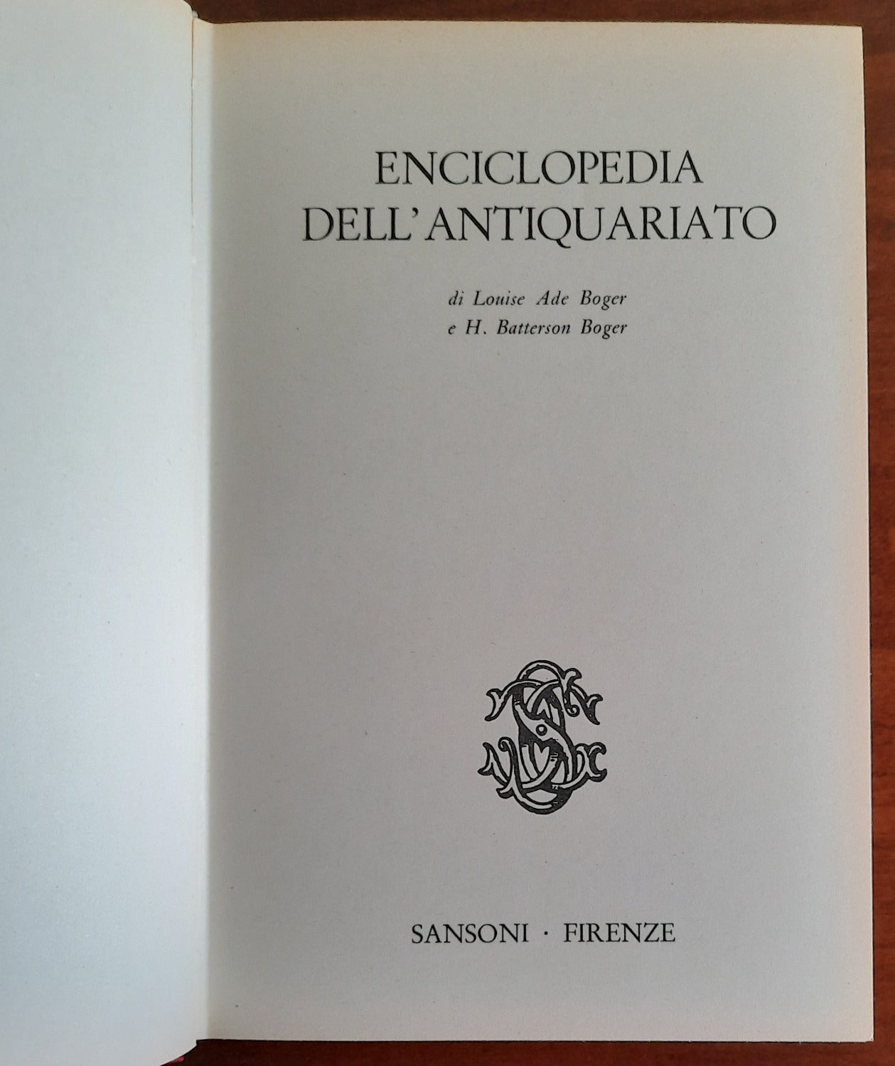 Enciclopedia dell’antiquariato