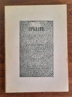 Epigrammi editi e inediti - Libreria Biellese