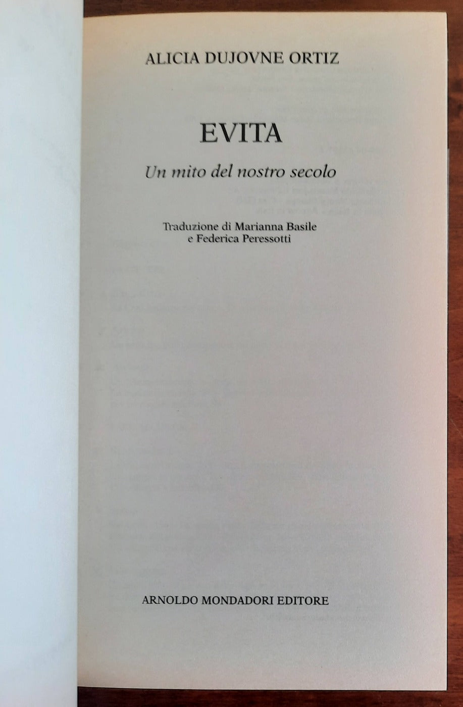 Evita. Un mito del nostro secolo