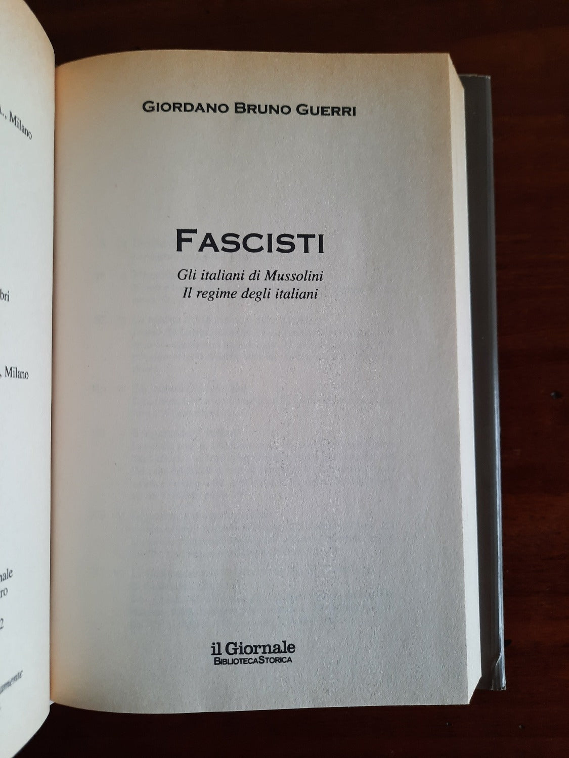 Fascisti. Gli italiani di Mussolini. Il regime degli italiani