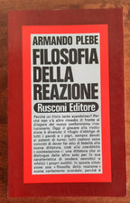 Filosofia della reazione - Libreria Biellese