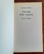 Filosofia della reazione - Libreria Biellese