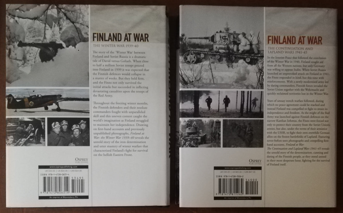 Finland at War - Vol. 1 - The Winter War 1939 - 40 - Vol. 2 - The Continuation and Lapland Wars 1941-45 - Libreria Biellese