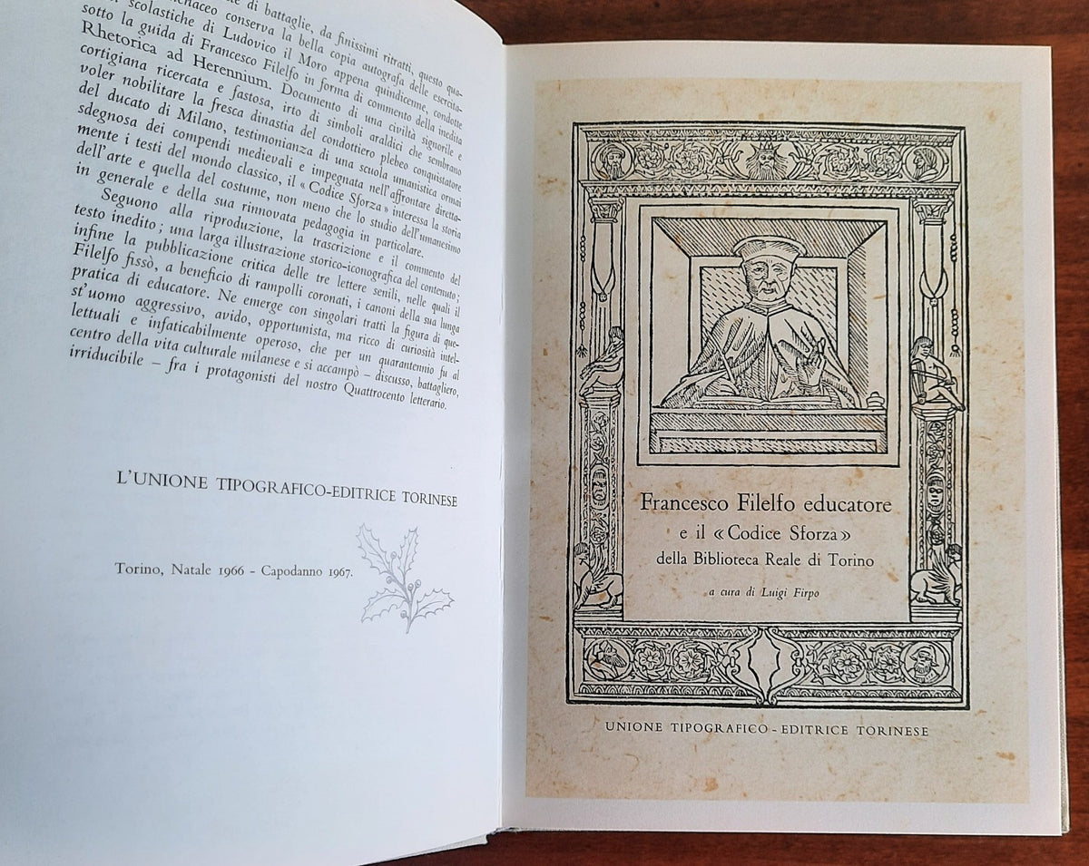 Francesco Filelfo e il Codice Sforza della Biblioteca Reale di Torino - Libreria Biellese