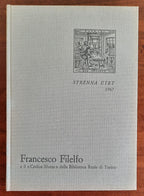 Francesco Filelfo e il Codice Sforza della Biblioteca Reale di Torino - Libreria Biellese