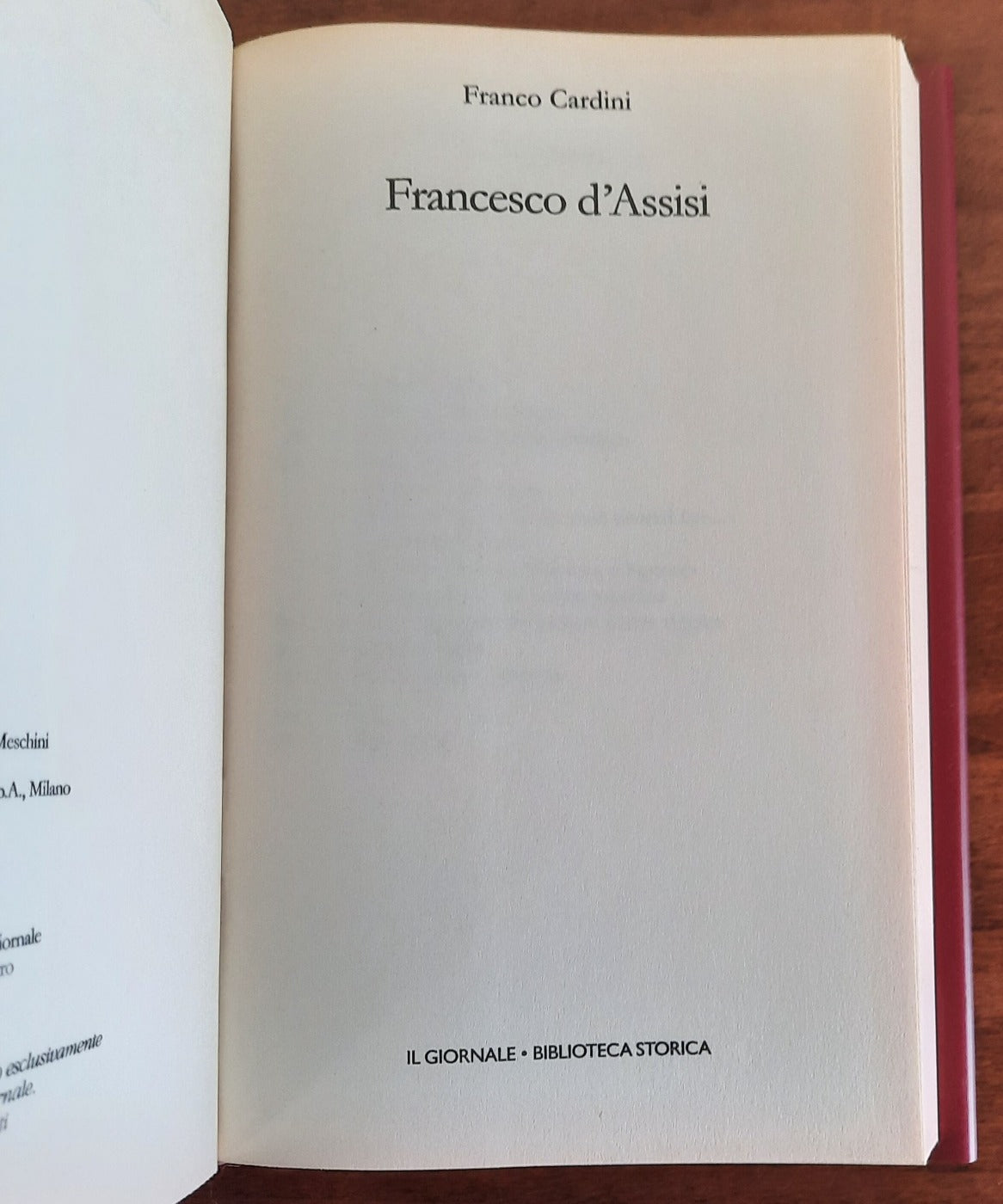 Francesco d’Assisi - Biblioteca Storica - Libreria Biellese