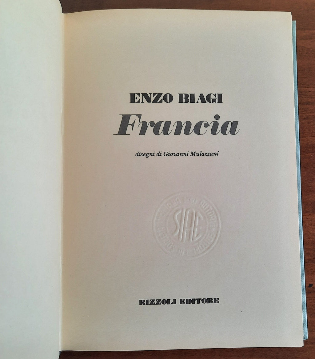 Francia - Enzo Biagi - Libreria Biellese