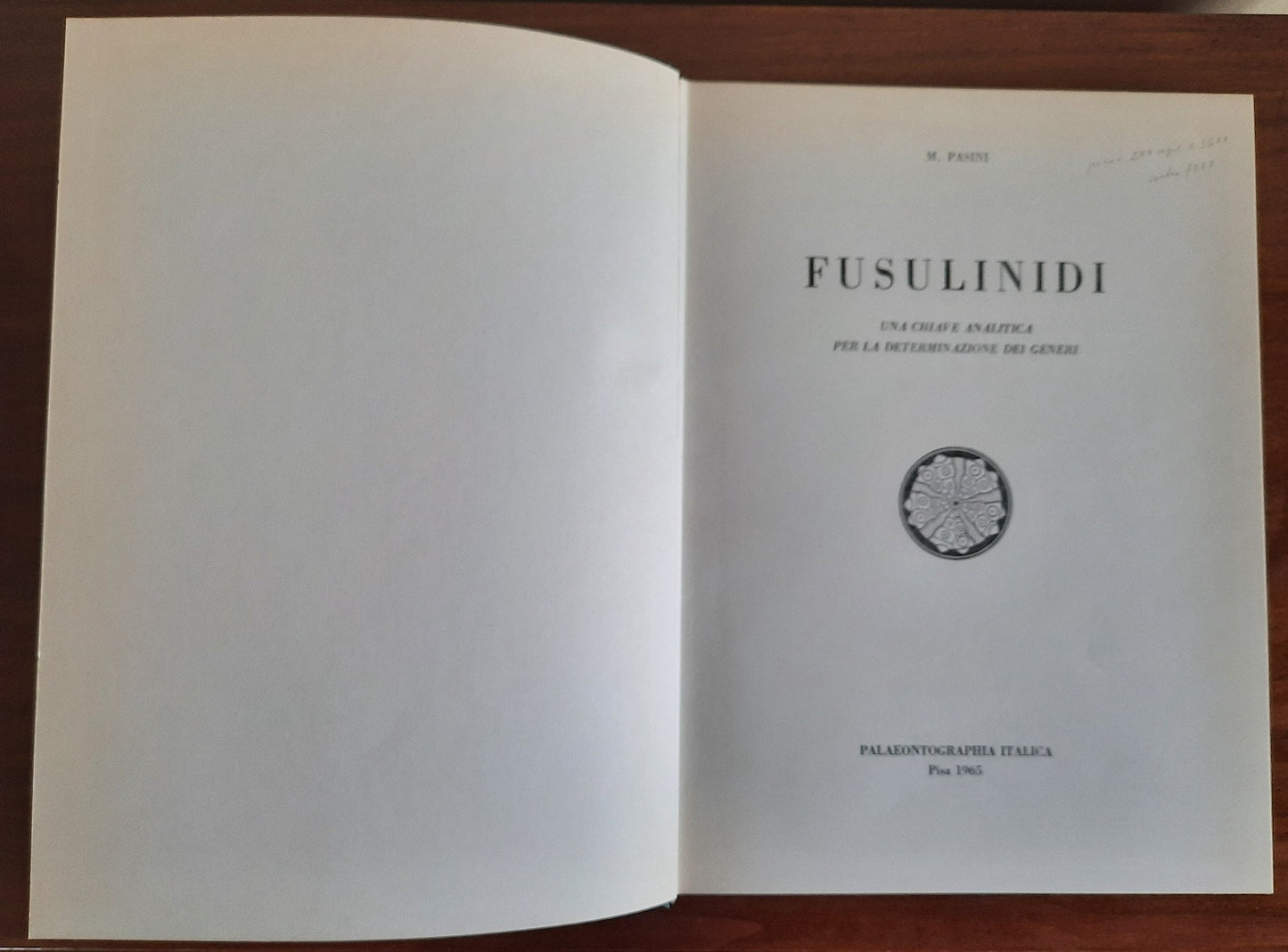 Fusulinidi. Una chiave analitica per la determinazione dei generi