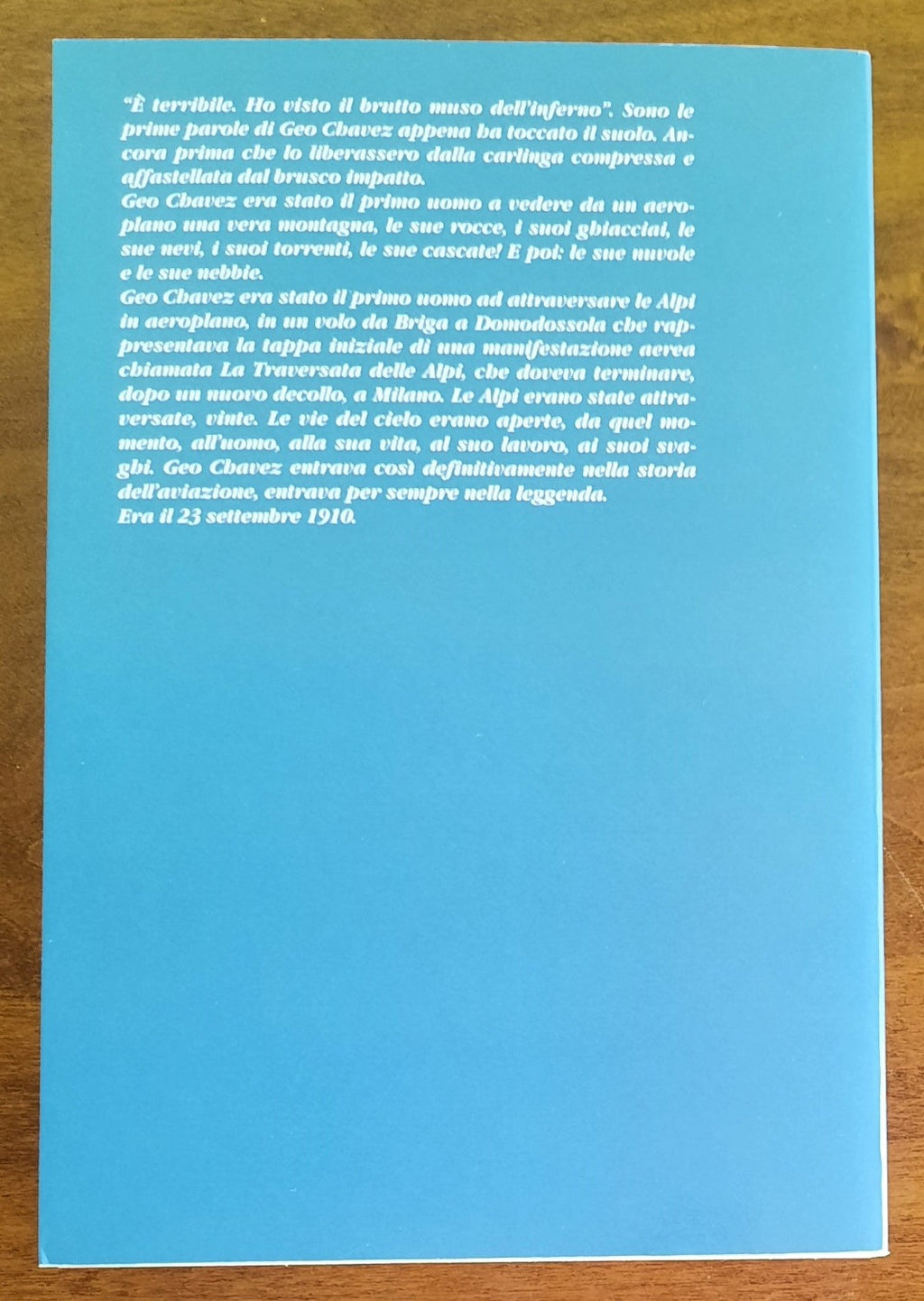 Geo Chavez. Il primo trasvolatore delle Alpi - Libreria Biellese