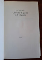 Giornale di guerra e di prigionia - Einaudi - 1965 - Libreria Biellese