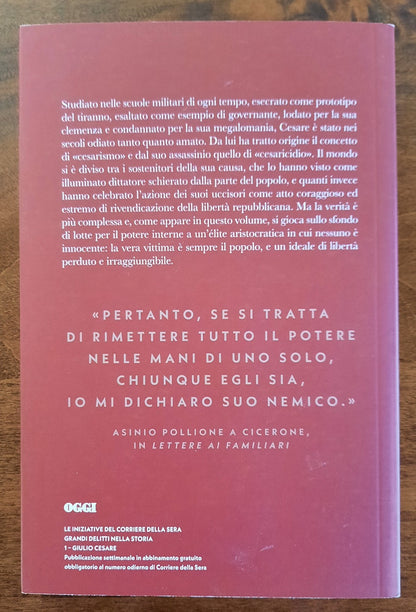 Giulio Cesare. Un "tirannicidio" imperfetto