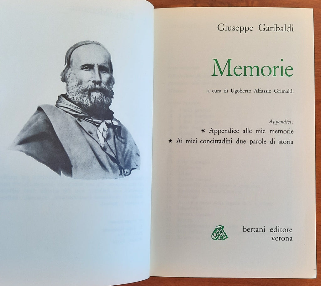 Giuseppe Garibaldi. Memorie - Libreria Biellese