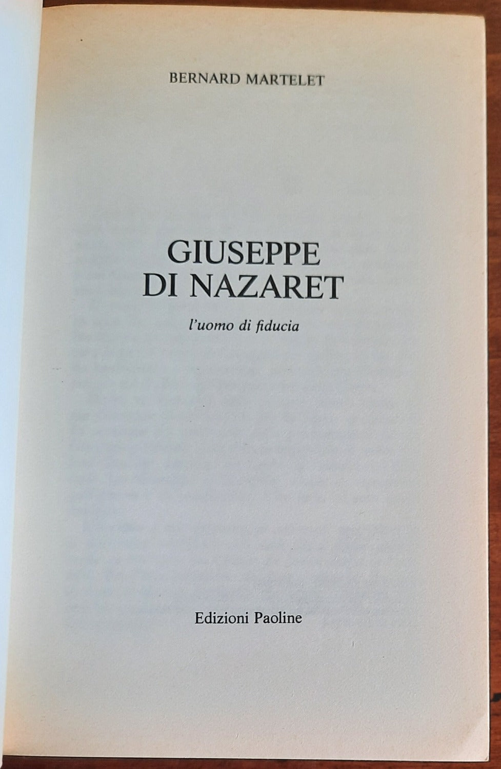 Giuseppe di Nazaret - San Paolo Edizioni - 1983 - Libreria Biellese