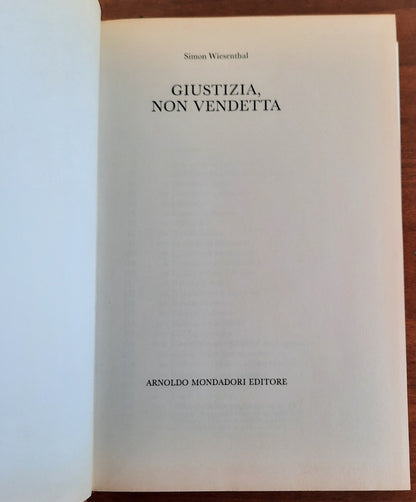 Giustizia, non vendetta