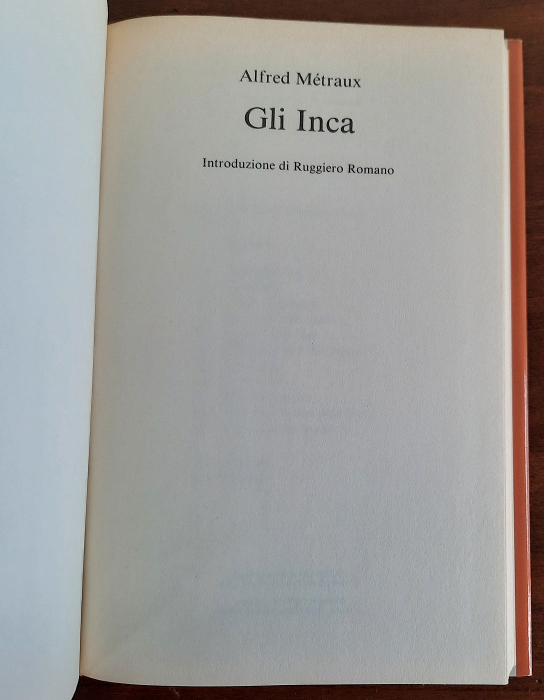 Gli Inca. Profilo storico antropologico di una civiltà