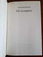 Gli scomparsi - di Daniel Mendelsohn - Libreria Biellese