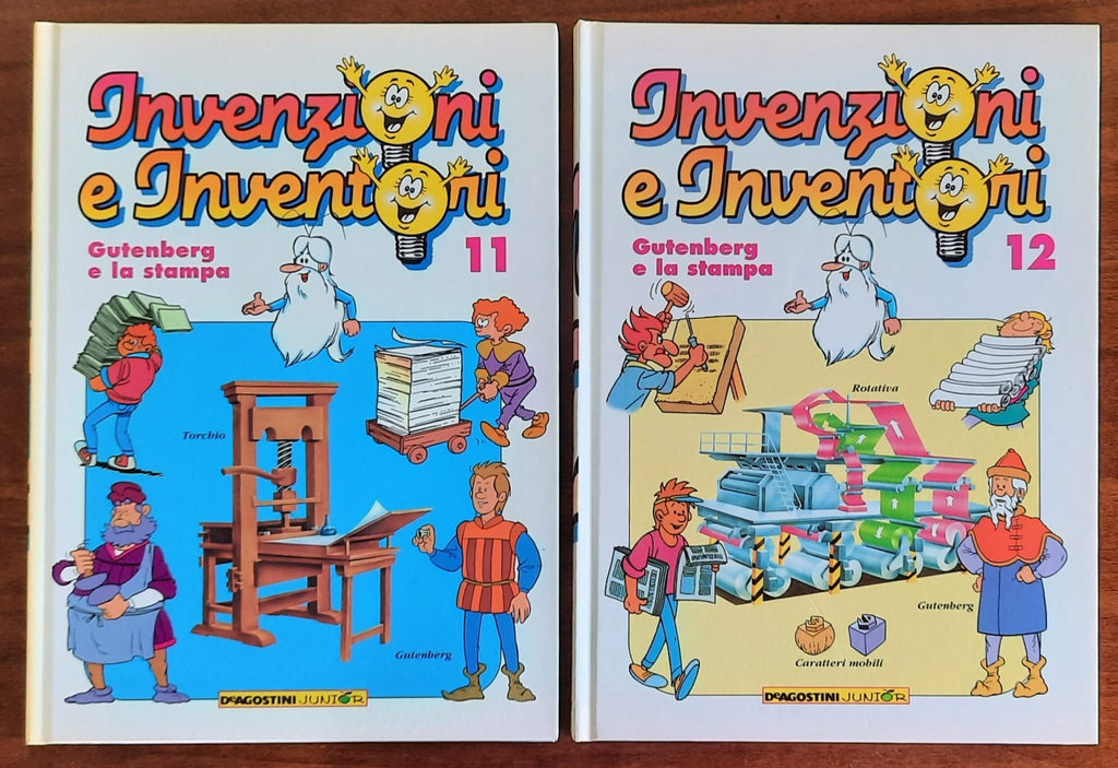 Gutenberg e la stampa - De Agostini Junior - 1996 - Libreria Biellese