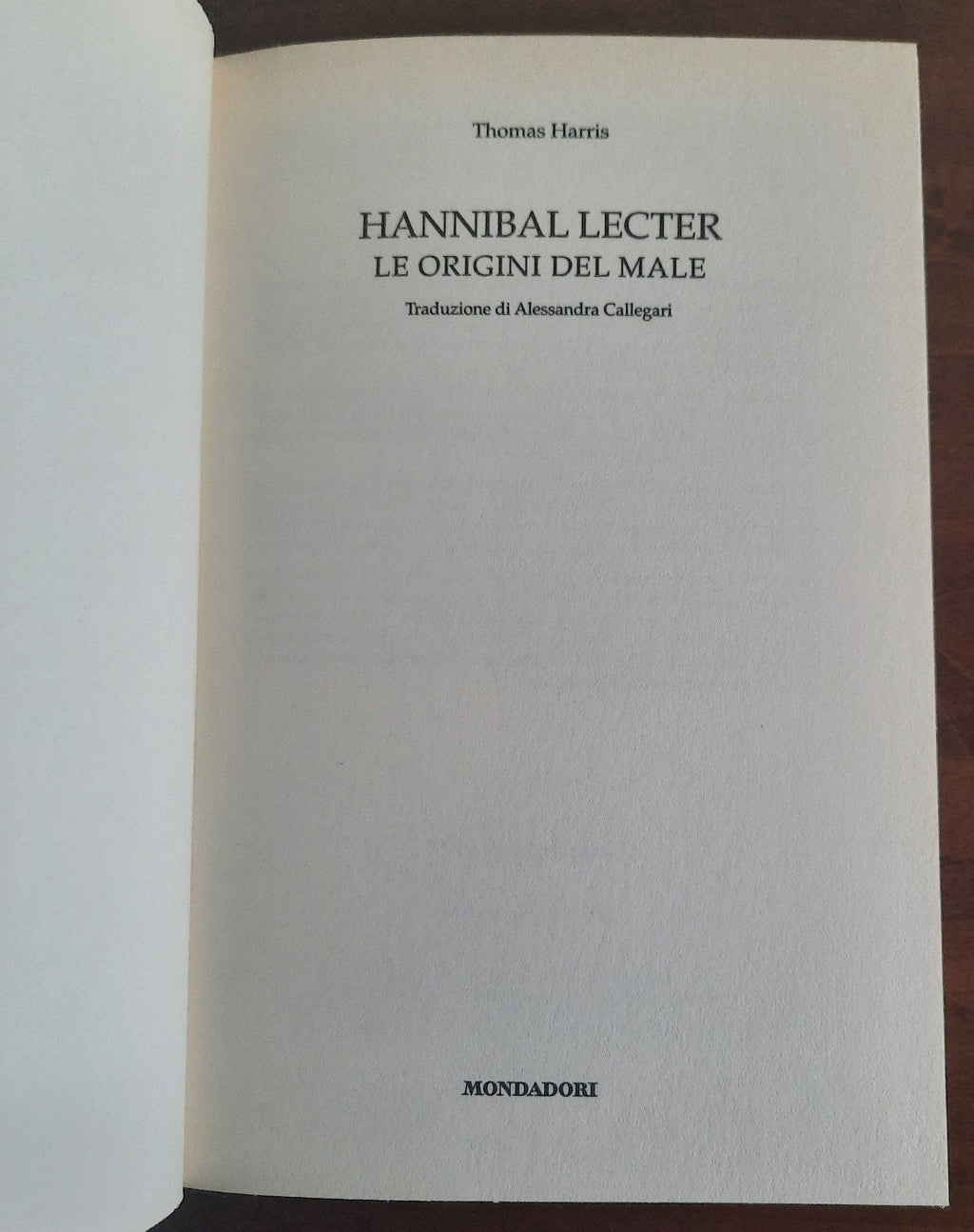 Hannibal Lecter. Le origini del male - Libreria Biellese