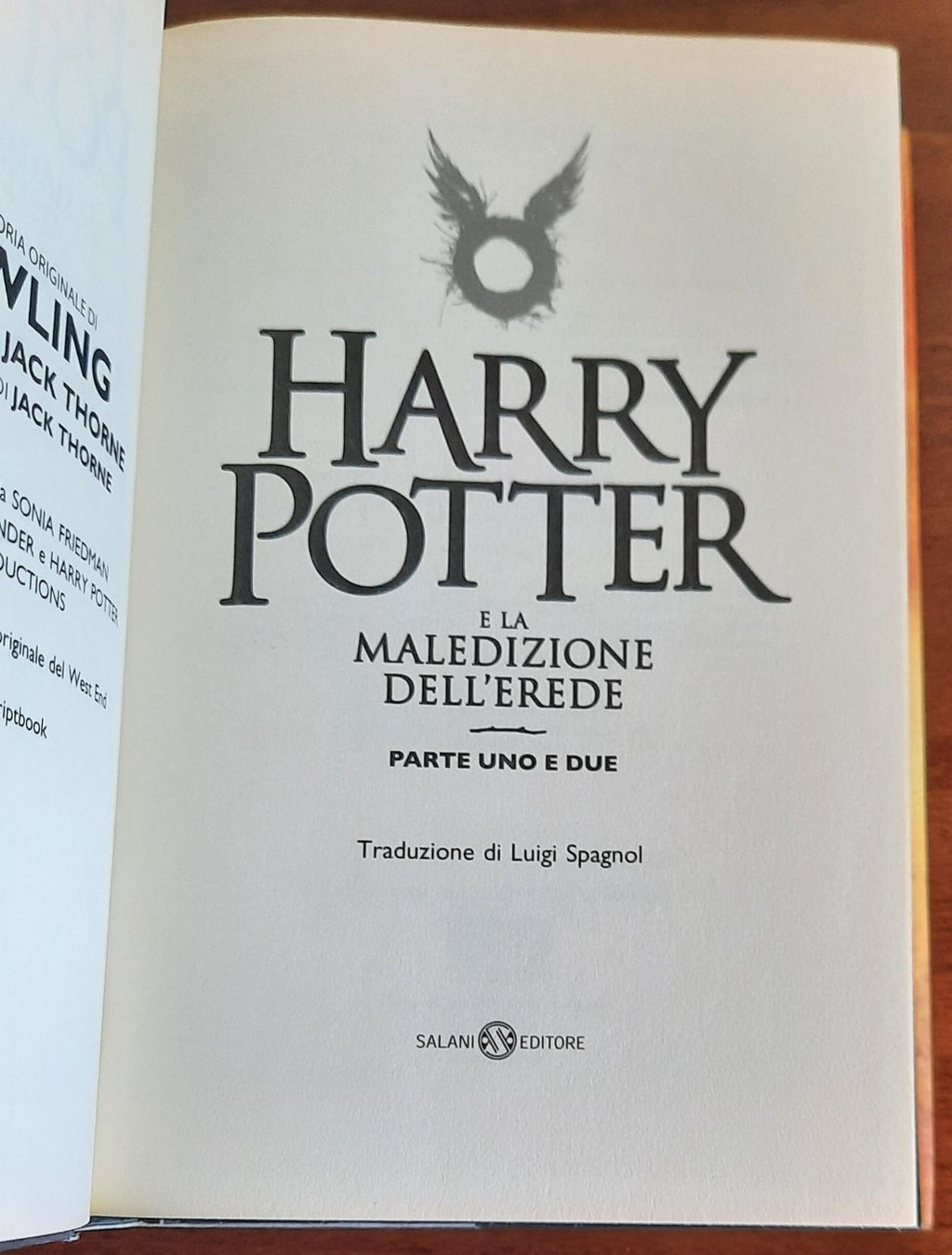 Harry Potter e la maledizione dell’erede. Parte uno e due - Libreria Biellese