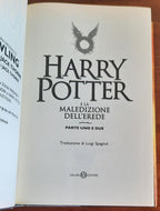 Harry Potter e la maledizione dell’erede. Parte uno e due - Libreria Biellese