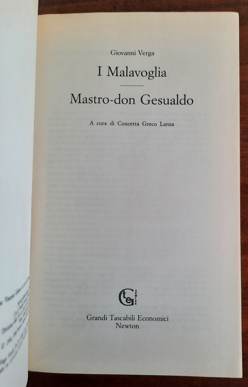 I Malavoglia - Mastro-don Gesualdo