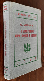 I Paralipomeni Poesie ironiche e satiriche - Libreria Biellese