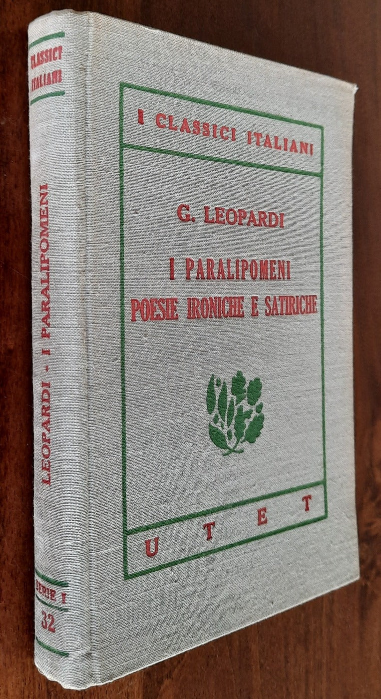 I Paralipomeni Poesie ironiche e satiriche - Libreria Biellese