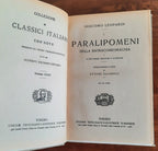 I Paralipomeni Poesie ironiche e satiriche - Libreria Biellese