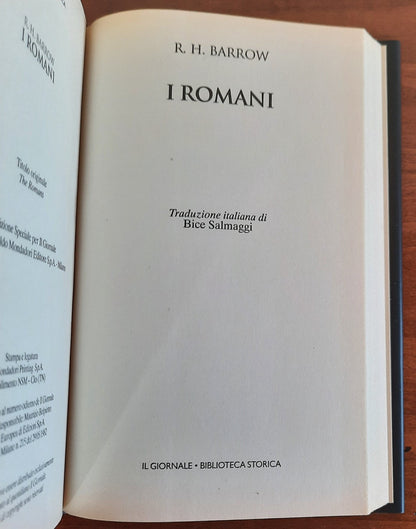 I Romani - Il Giornale - Biblioteca Storica - Libreria Biellese