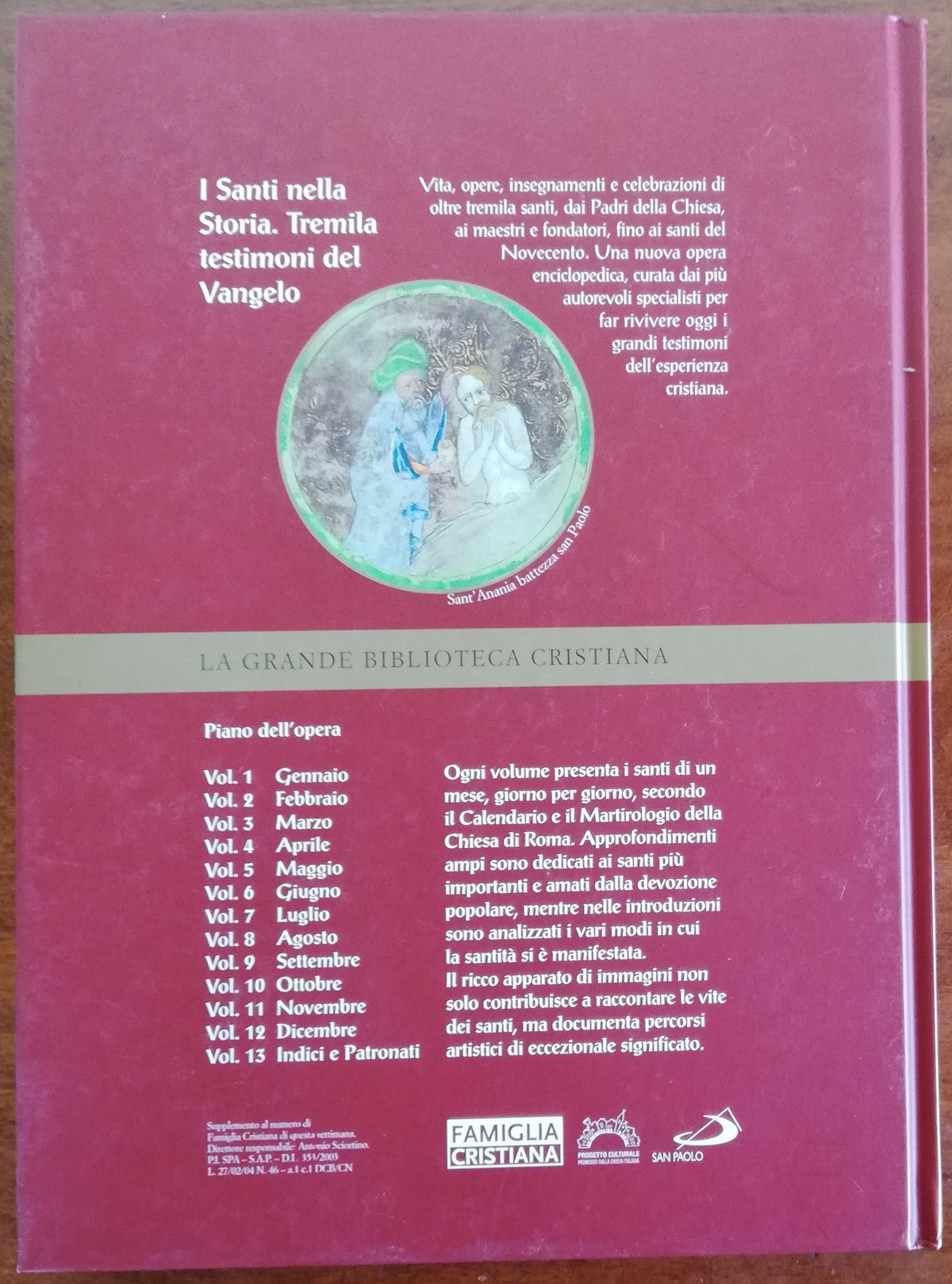 I Santi nella Storia. Tremila testimoni del Vangelo. Gennaio - Libreria Biellese