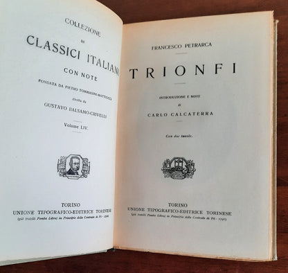 I Trionfi - Francesco Petrarca