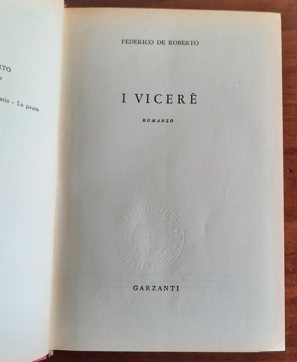 I Vicerè - Garzanti - Libreria Biellese