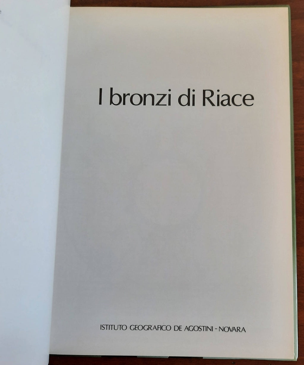 I bronzi di Riace - De Agostini - 1985 - Libreria Biellese