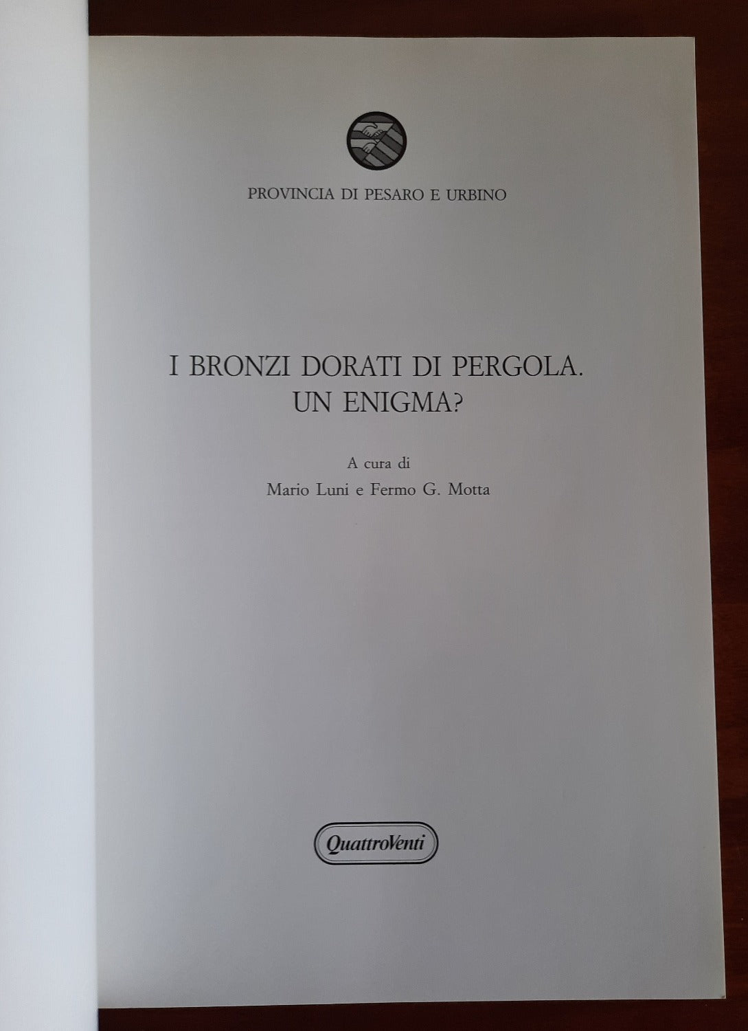 I bronzi dorati di Pergola: un enigma? - Libreria Biellese