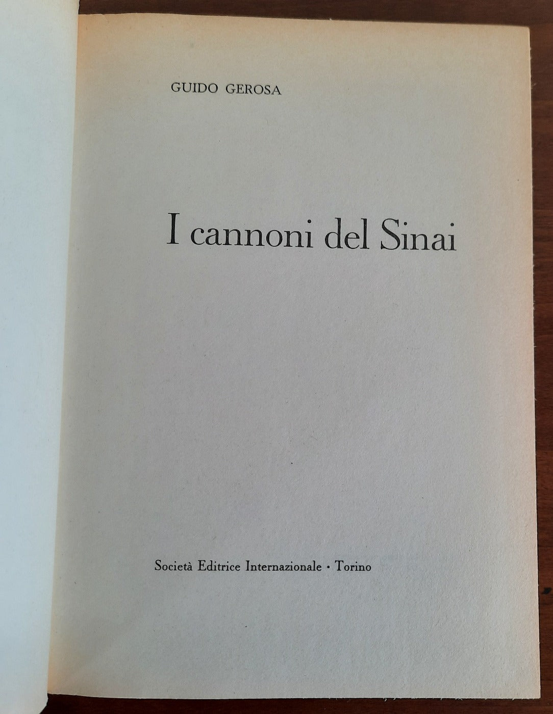 I cannoni del Sinai