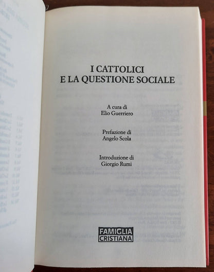 I cattolici e la questione sociale - San Paolo Edizioni - 2005
