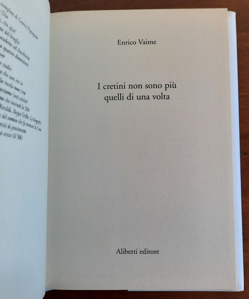 I cretini non sono più quelli di una volta - Libreria Biellese