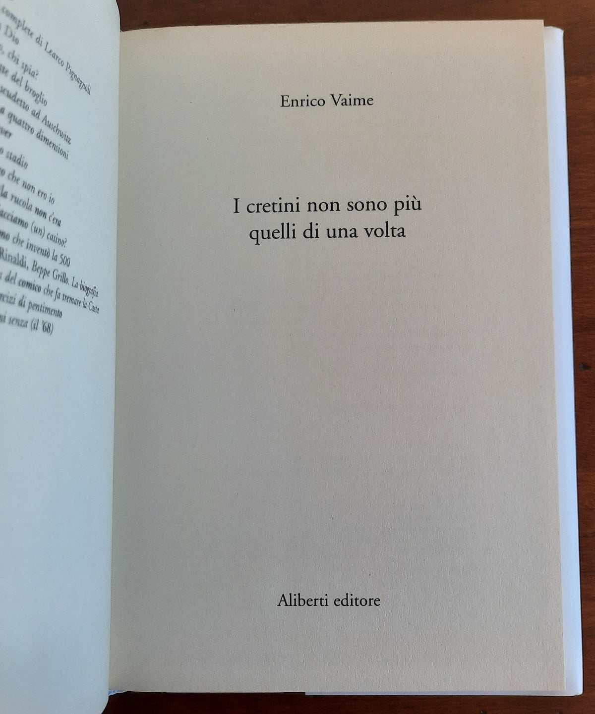 I cretini non sono più quelli di una volta - Libreria Biellese