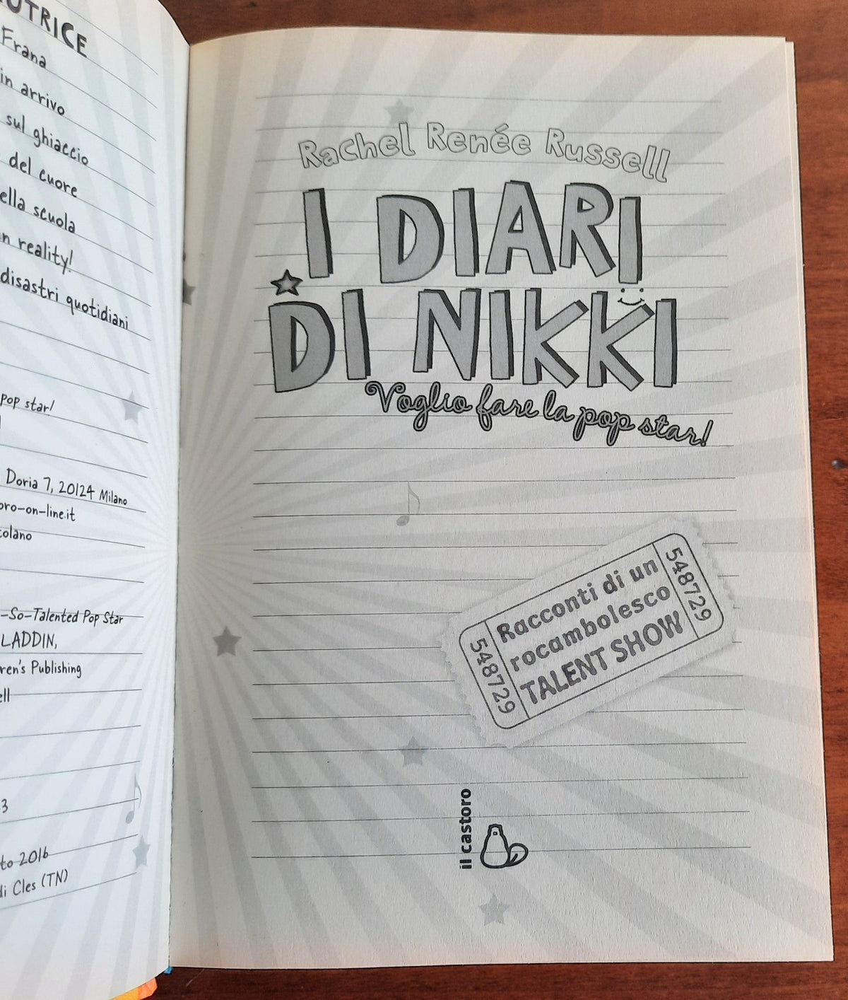I diari di Nikki. Voglio fare la popstar ! - Libreria Biellese