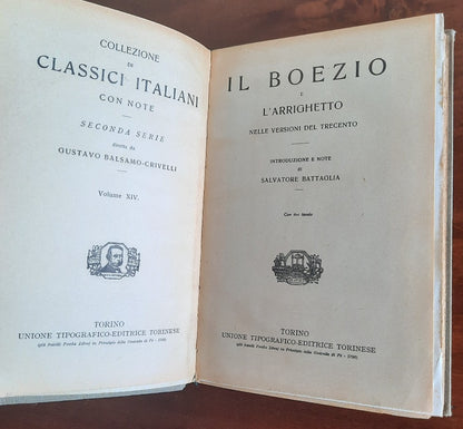 Il Boezio e l’Arrighetto nelle versioni del Trecento